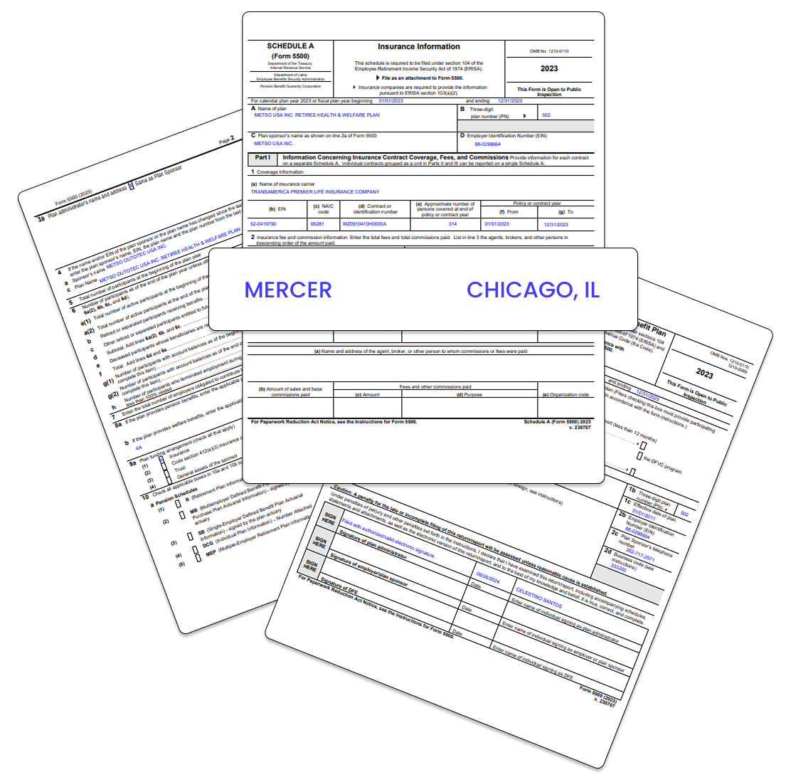 Form 5500 Filing Hub Issue